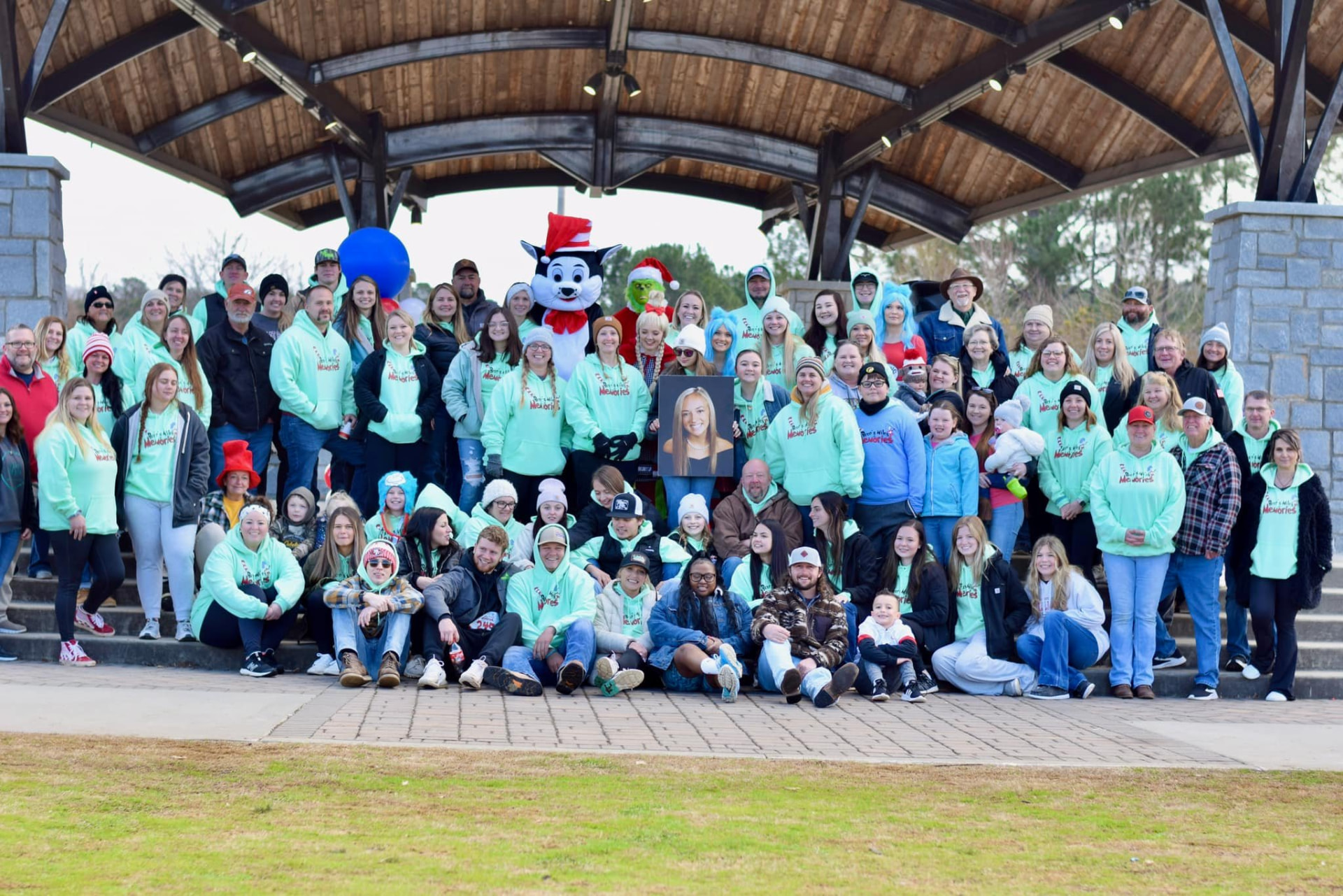 Bree's Legacy volunteers and community gathered together at an event